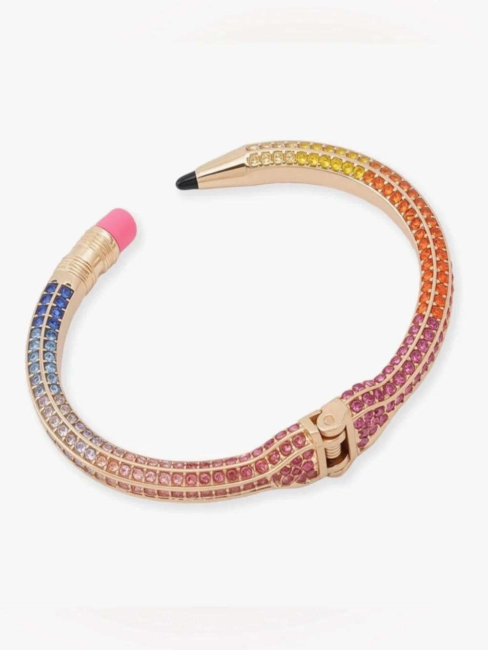 Betsey Johnson Sparkly Cuff Pencil Bracelet
